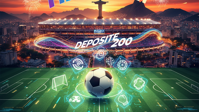 Dealer ao vivo em um ambiente com temática de natureza e rio.